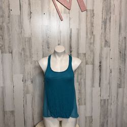 Ambiance green blouse size medium