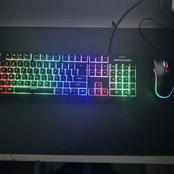 Gaming keyboard And Mouse (ONN)
