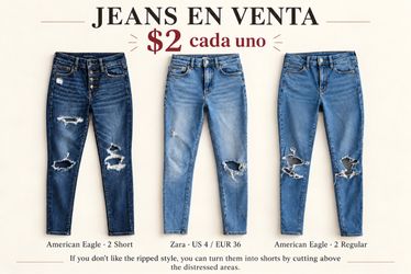 Ripped Skinny Jeans – American Eagle & Zara