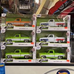 Collectible Just Trucks 1985 Chevy Truck C10. 1:24 Scale Diecast $45 Each
