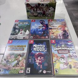 6 Nintendo switch games lot