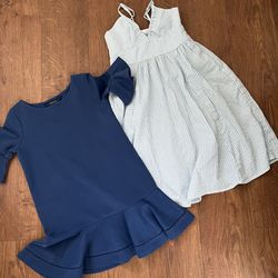 Polo Ralph Lauren dress and stripe dress size 6 bundle 