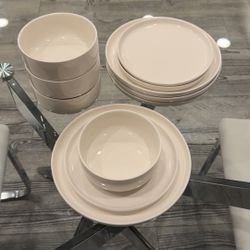 Beautiful White Malacasa Porcelain dishes