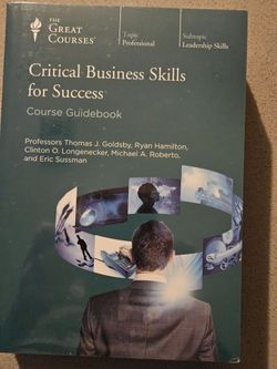 The Great Courses Critical Business Skills For Success Book & DVDs