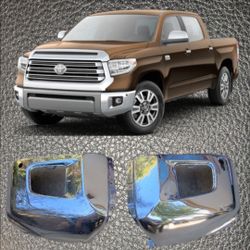 Toyota Tundra Bumper Front Caps Chrome