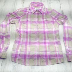 Columbia Sportswear Long Sleeve Outdoor Plaid Shirt Women Small