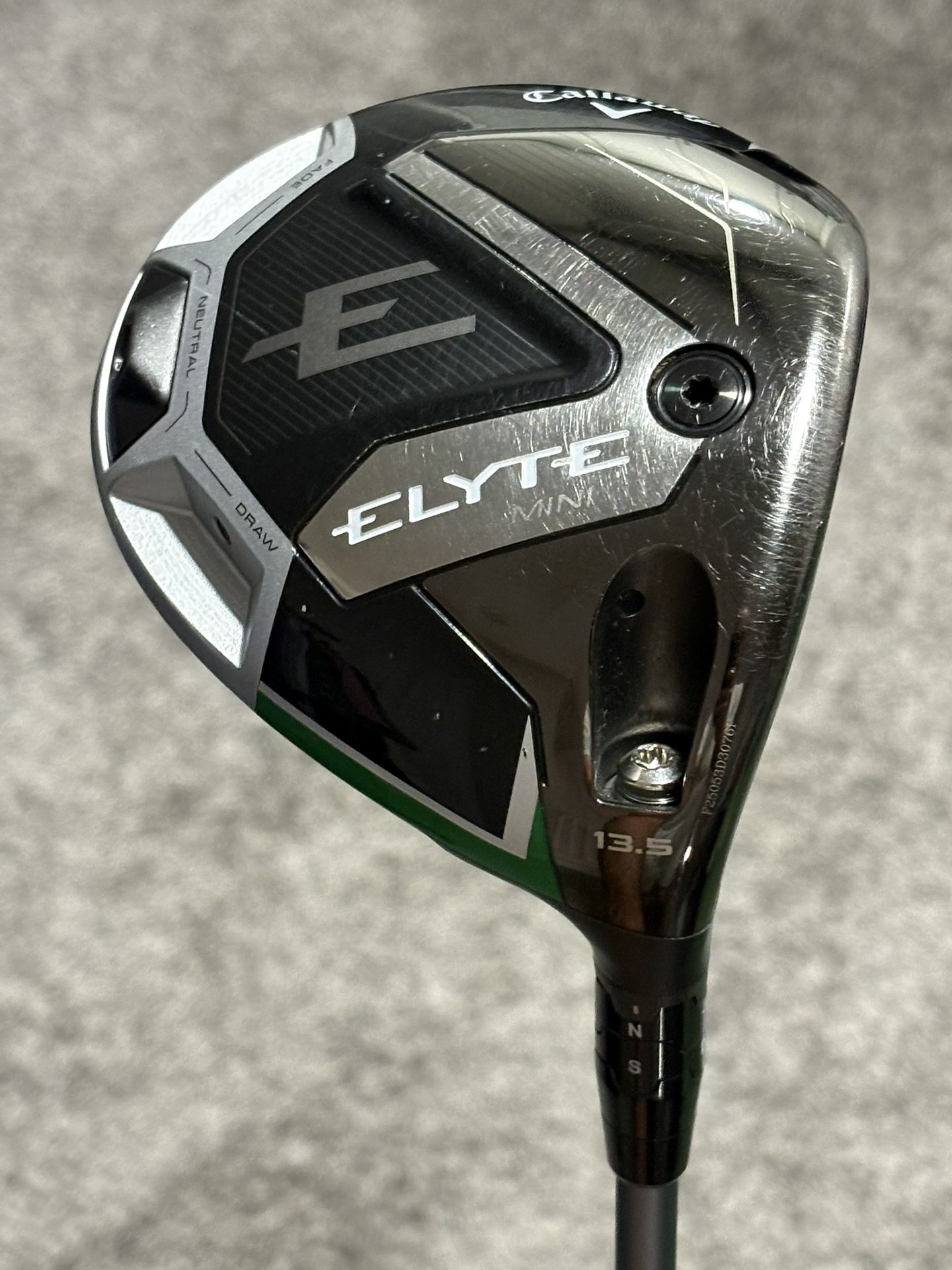 CALLAWAY ‘Elyte Mini’ RH 13.5* Driver w/ Project X Denali Frost 60g Stiff Shaft