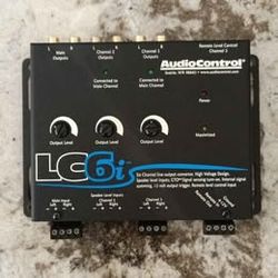 AudioControl LC6i 6-Channel Line Output Converter Car Audio Signal Processor