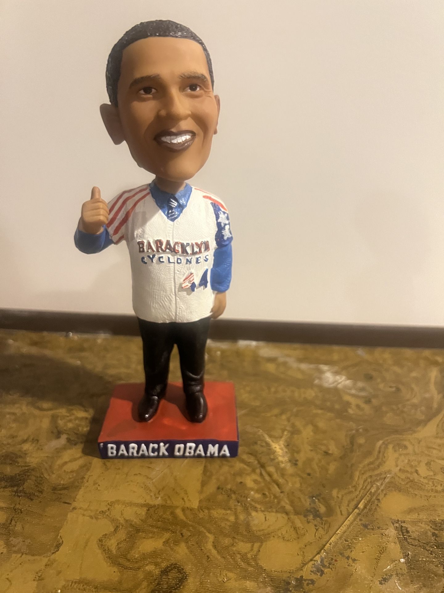 Barack Obama Baseball Bobble Head