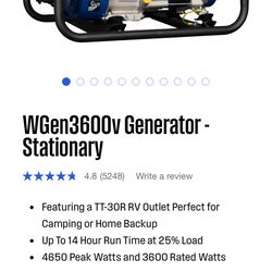 POWERFUL WESTINGHOUSE GENERATOR Pick up in DTLA cash only