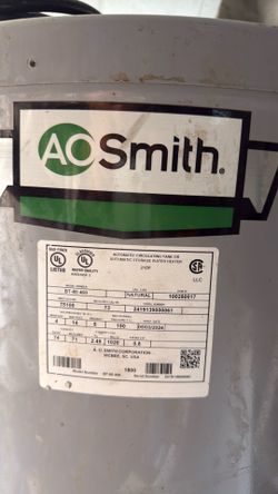 80 Gal comercial Gas water tank