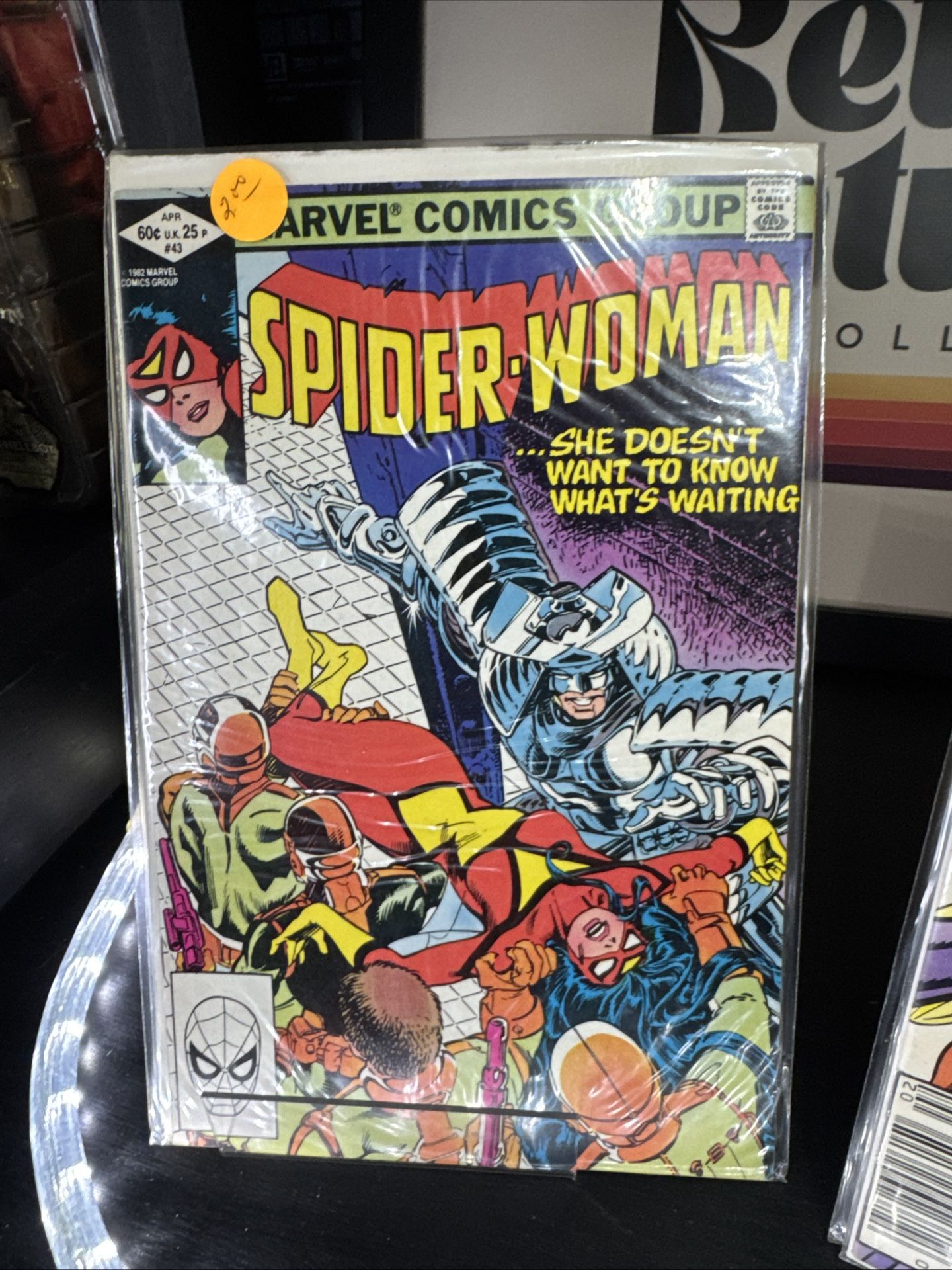 Spider-Woman Vol 1 Issues 41 43 44 47 48 Marvel Comics 1980 Bag & Board Mix VG