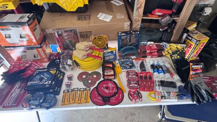 Bulk lot of Milwaukee, DeWalt, Ridgid, and Hercules Tools and Accessories