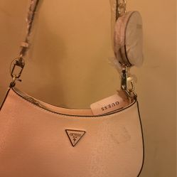 GUESS pink purse