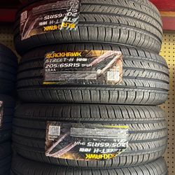 205/65/15 Blackhawk Tires 