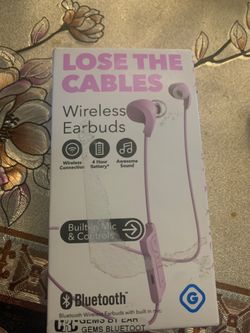 Wireless earbuds