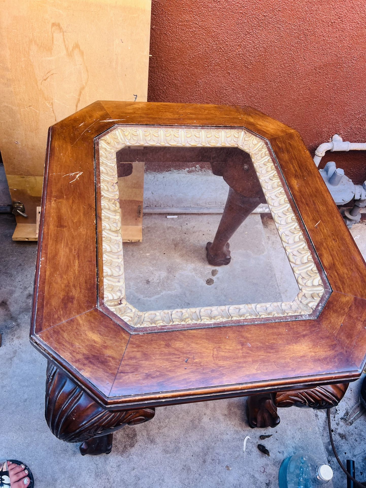 Fridge And Dining Table
