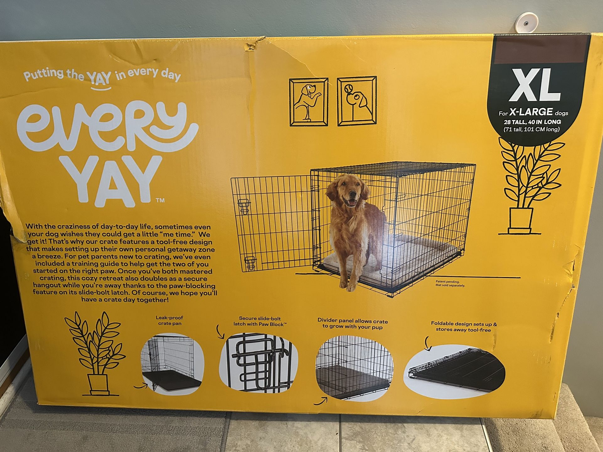 New - XL Dog Crate