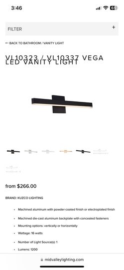 Kuzco Light Fixture For Wall