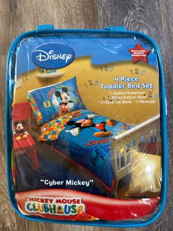 Disney Mickey Mouse Clubhouse 4 piece Toddler Bedding Set