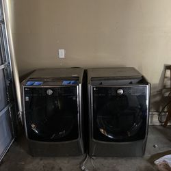 Lg MODEL:DLEX5000V Electric Dryer And Lg MODEL: WM5000hva Washer 
