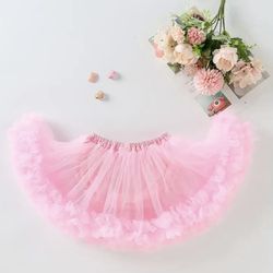 Pretty In Pink Tutu Skirt w/Panty Attached- See Below For More Sizes.