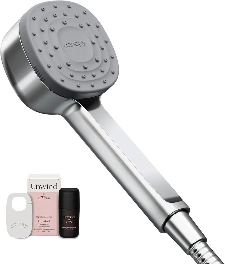 Canopy Handheld Filtered Shower Head Scalp Massager High