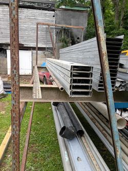 (10) 6" x 12' 14ga. Structural steel studs