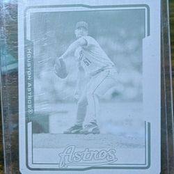 2005 Topps Magenta Printing Plate 1/1 Tim Redding