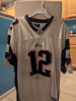 NFL Tom Brady #12 Reebok On Field Jersey Sz 52
