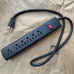 philips six outlet surge protector power strip