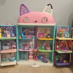 Gabby’s Dollhouse + 6 Complete Room Playsets — Ready to Play!