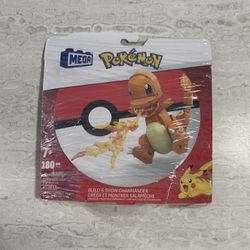 🔥 Pokémon Mega Construx Charmander Build & Show Figure – Sealed