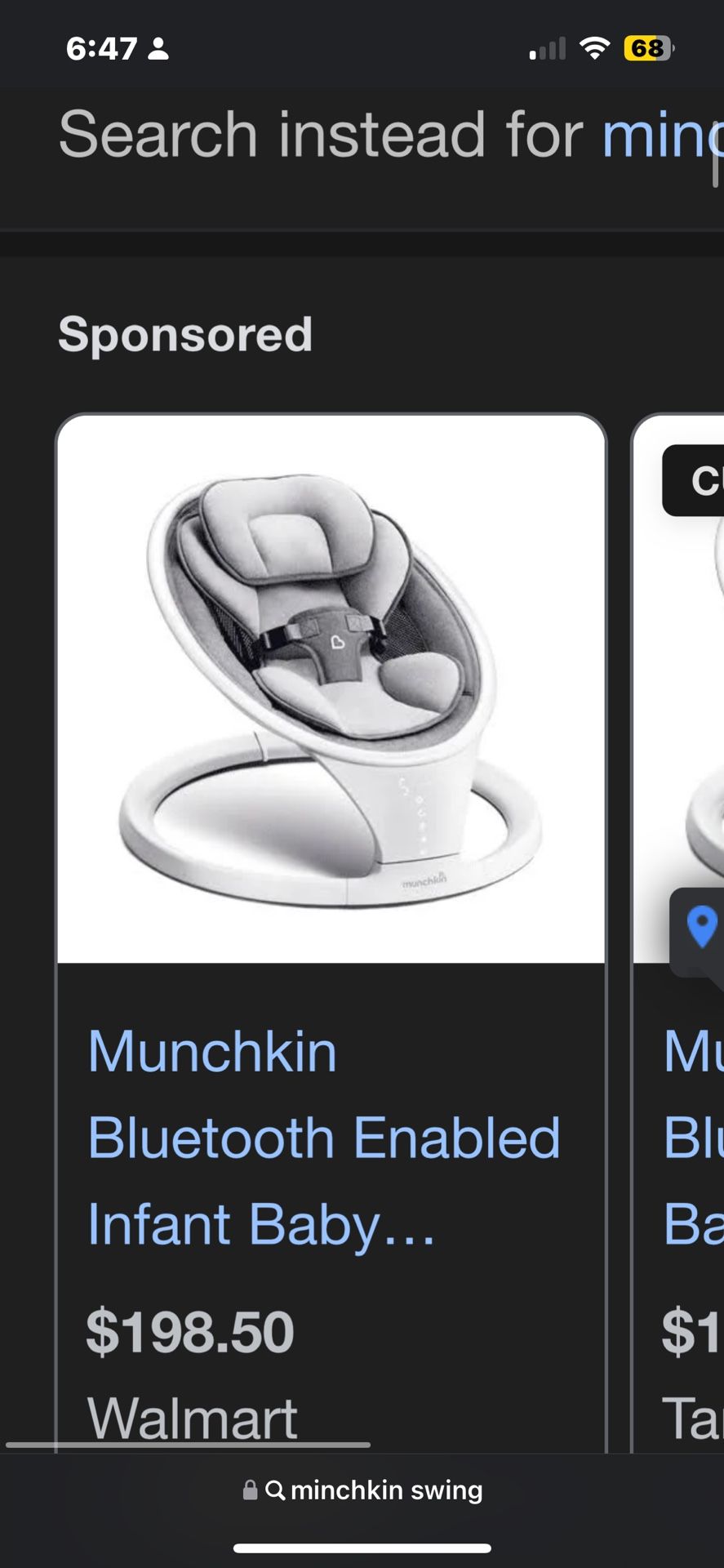 Munchkin Bluetooth Baby Swing
