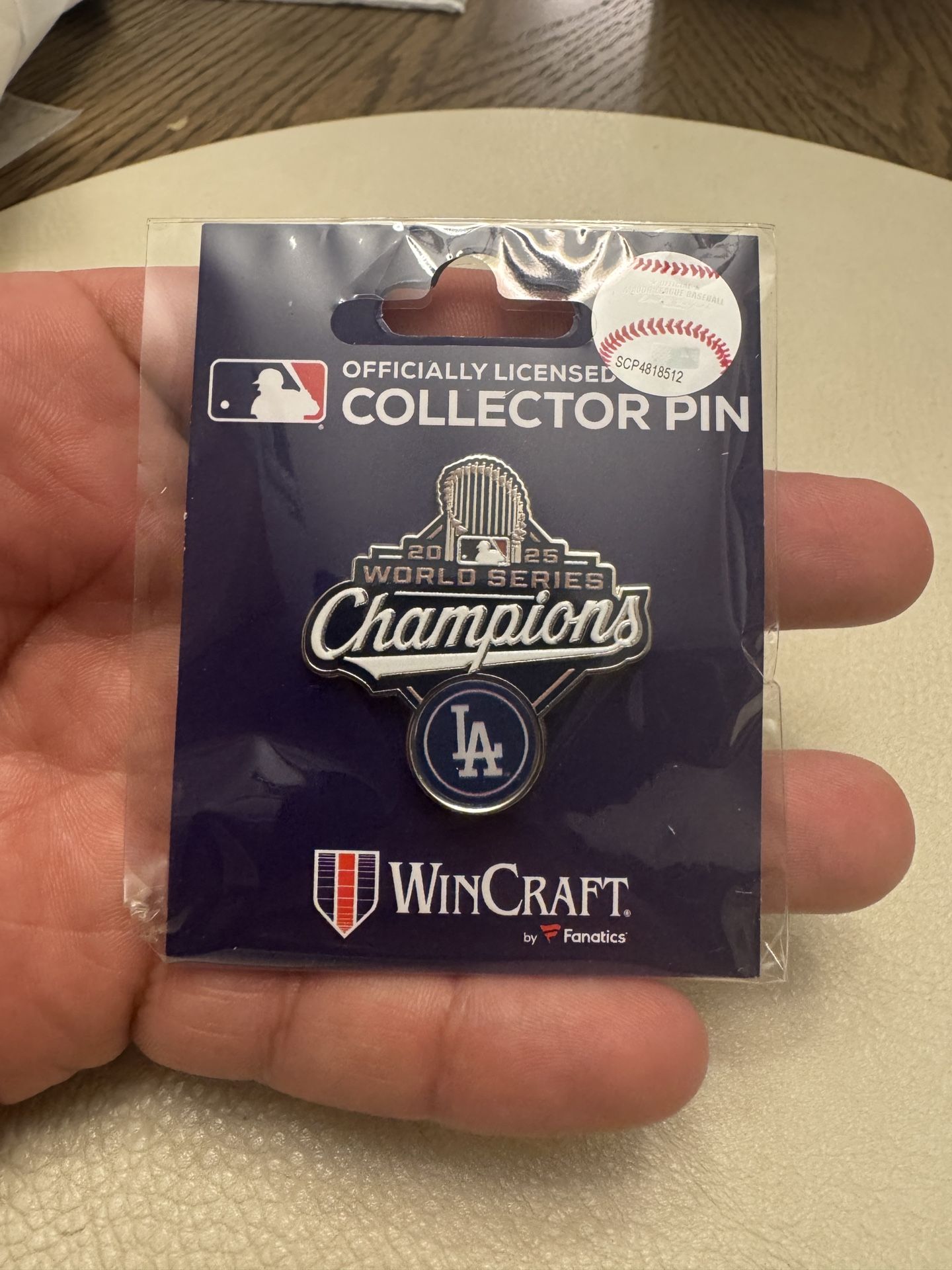 Los Ángeles Dodgers World Series Pin
