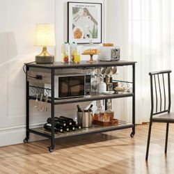Kitchen Storage Table ( Wheels Not Included)