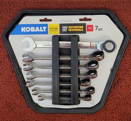 Kobalt 7-Piece Set Standard (SAE) Ratchet Wrench #338363 