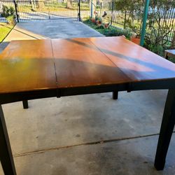 Black Cherry Dining Kitchen Table Solid Wood Apartment Kitcheen Living Room