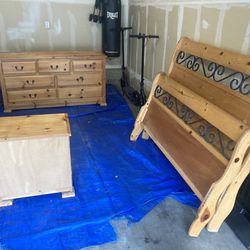Real Wood Bedroom Set 