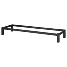 KALLAX Base on legs, black
