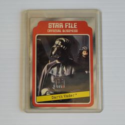 🌟 1980 Star Wars Darth Vadar Card #10