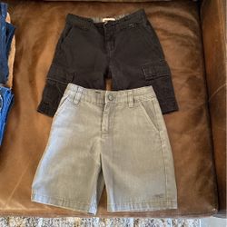 Boys Shorts 4 Grey Quicksilver 5 Black Cargo Levis