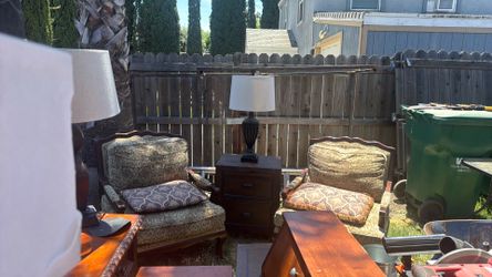 Oversized, matching chairs