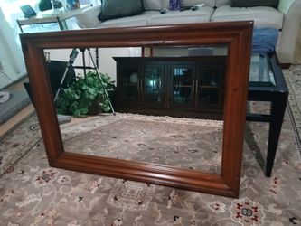 Mirror Wood Framed