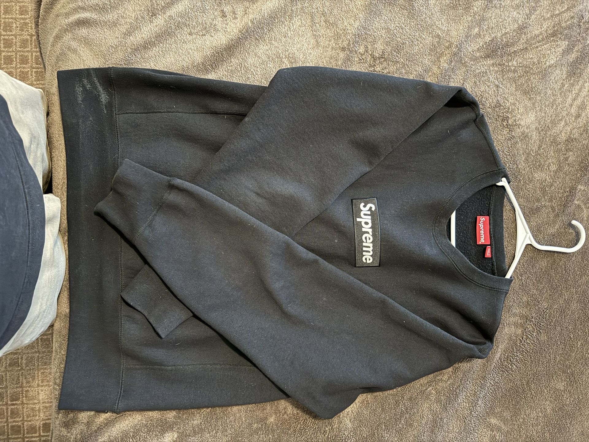 Supreme Black Box Logo Sweatshirt FW18