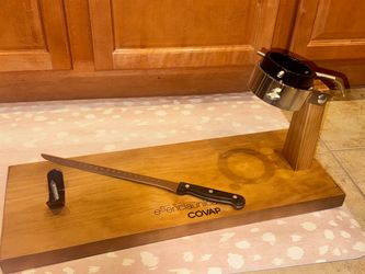 New eSenciaúnica COVAP jamon prosciutto Wood  stand