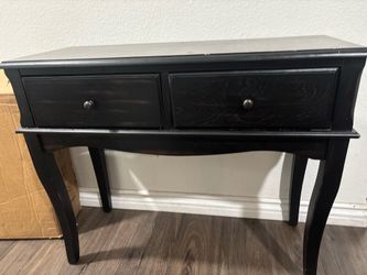 Black table