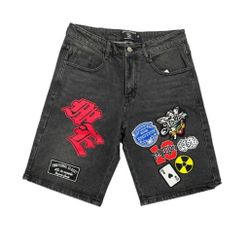 Mixed Emotion Shorts Jeans Pantalones Corto 