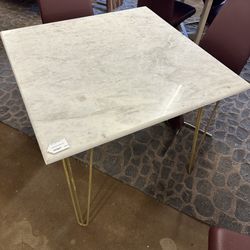 Marble Sq.Top Dining Table