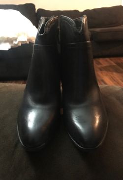 Black booties size 6